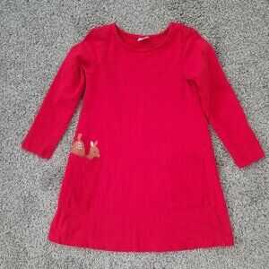 Hannah Anderson Red Christmas Dress Size 5